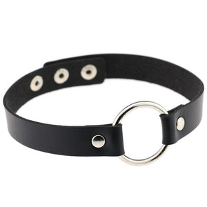 ZIMNO Sexy Punk Egirl Choker Collar Leather Choker Bondage Cosplay Goth Jewelry Women Gothic Male Necklace Harajuku Accessories