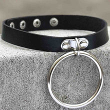 Load image into Gallery viewer, ZIMNO Sexy Punk Egirl Choker Collar Leather Choker Bondage Cosplay Goth Jewelry Women Gothic Male Necklace Harajuku Accessories
