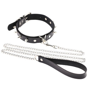 ZIMNO Sexy Punk Egirl Choker Collar Leather Choker Bondage Cosplay Goth Jewelry Women Gothic Male Necklace Harajuku Accessories