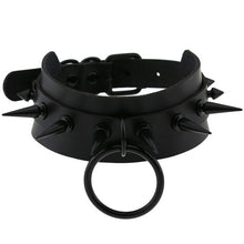 Load image into Gallery viewer, ZIMNO Sexy Punk Egirl Choker Collar Leather Choker Bondage Cosplay Goth Jewelry Women Gothic Male Necklace Harajuku Accessories
