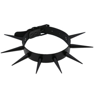 ZIMNO Sexy Punk Egirl Choker Collar Leather Choker Bondage Cosplay Goth Jewelry Women Gothic Male Necklace Harajuku Accessories