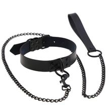 Load image into Gallery viewer, ZIMNO Sexy Punk Egirl Choker Collar Leather Choker Bondage Cosplay Goth Jewelry Women Gothic Male Necklace Harajuku Accessories
