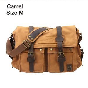 I AM LEGEND Will Smith military Canvas + Genuine leather Men Messenger Bag Canvas Shoulder Bag men Crossbody Bag Casual Bag 2021