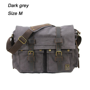 I AM LEGEND Will Smith military Canvas + Genuine leather Men Messenger Bag Canvas Shoulder Bag men Crossbody Bag Casual Bag 2021