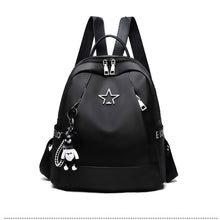 Load image into Gallery viewer, New Women&#39;s Backpack PU Leather Travel Shoulder Bag Shoulder Bag Girl Multifunctional Small School Backpack For Women Black
