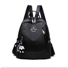 Load image into Gallery viewer, New Women&#39;s Backpack PU Leather Travel Shoulder Bag Shoulder Bag Girl Multifunctional Small School Backpack For Women Black
