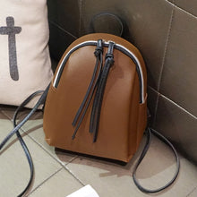 Load image into Gallery viewer, New Women&#39;s Backpack PU Leather Travel Shoulder Bag Shoulder Bag Girl Multifunctional Small School Backpack For Women Black
