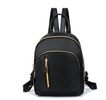 Load image into Gallery viewer, New Women&#39;s Backpack PU Leather Travel Shoulder Bag Shoulder Bag Girl Multifunctional Small School Backpack For Women Black
