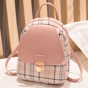New Women's Backpack PU Leather Travel Shoulder Bag Shoulder Bag Girl Multifunctional Small School Backpack For Women Black