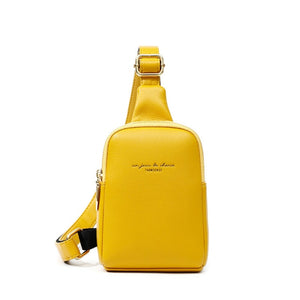 YIZHONG Luxury Leather Small Chest Bags for Women Brand Designer Outdoor Sports Crossbody Bag Female Messenger Bag Purse Bolsos