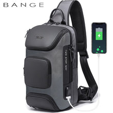 Load image into Gallery viewer, BANGE Anti-theft New Multifunction Crossbody Bag for Men Shoulder Messenger Bags Male Waterproof Short Trip Chest Bag Pack
