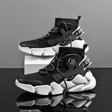 Load image into Gallery viewer, HOT! High-top Men&#39;s Sneakers Heighten Fashion Men Casual Shoes Autumn 2021 New Plus Size White Sneakers Damping Tennis Shoes
