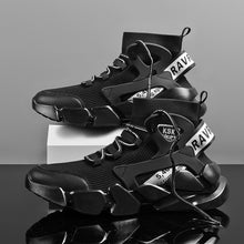 Load image into Gallery viewer, HOT! High-top Men&#39;s Sneakers Heighten Fashion Men Casual Shoes Autumn 2021 New Plus Size White Sneakers Damping Tennis Shoes
