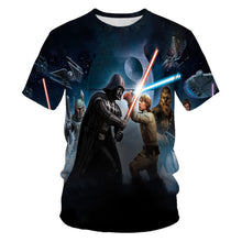 Load image into Gallery viewer, In 2021, the men&#39;s and women&#39;s 3D printed planet character O-neck T-shirt is a fashionable and versatile sports shirt
