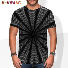 Load image into Gallery viewer, The latest 3DT shirt for summer 2021, vertigo trend, good-looking polyester, comfortable oversized T-shirt, clothes size 110-6xl
