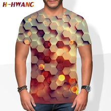 Load image into Gallery viewer, The latest 3DT shirt for summer 2021, vertigo trend, good-looking polyester, comfortable oversized T-shirt, clothes size 110-6xl
