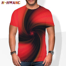 Load image into Gallery viewer, The latest 3DT shirt for summer 2021, vertigo trend, good-looking polyester, comfortable oversized T-shirt, clothes size 110-6xl
